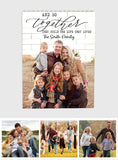 And So Together They Built The Life They Loved - Personalized Family One-sided Vertical Rectangle Building Brick Blocks