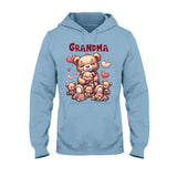 Grandma Bear - Personalized Grandma T-shirt And Hoodie
