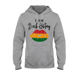 I Am Black History - Personalized African American T-shirt And Hoodie