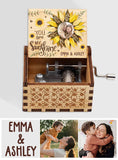 You Are My Sunshine - Personalized Mother Hand Crank Music Box