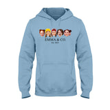 Besties & Co. Face Custom - Personalized Bestie T-shirt And Hoodie