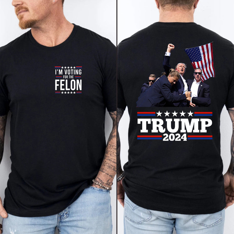 I'm Voting Shirt, Fight Fight Fight T-shirt, 2024 Rally Shirt