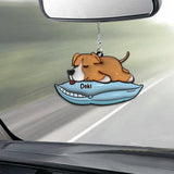 I Love My Dogs - Personalized Dog Car Ornament