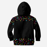 Grandma Colorful Butterflies Heart Infinite - Personalized Grandma All Over Shirt