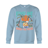 Find Me Under The Palms Reading Girl - Personalized Sea Lover T-shirt And Hoodie