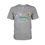 Nana's Little Turtle - Personalized Grandma T-shirt And Hoodie