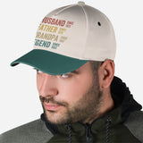 Husband Father Grandpa Legend - Personalized Grandpa Classic Cap