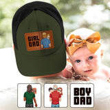 Girl Dad Boy Dad - Personalized Father Trucker Hat