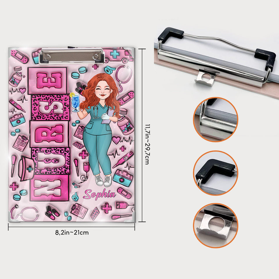 Nurse Life - Personalized Nurse Clipboard