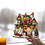 This Is Us - Personalized Family Window Hanging Suncatcher Ornament