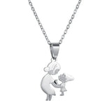 Mom With Children Custom Pendants Necklace - Mother Mom With Children Custom Pendants Necklace