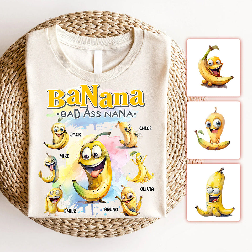 Banana Grandma - Personalized Grandma T-shirt And Hoodie