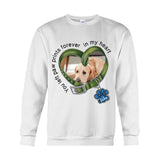 You Left Paw Prints Forever In My Heart - Personalized Dog T-shirt And Hoodie