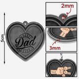 Best Dad/ Grandpa/ Papa... Ever - Personalized Father Keychain