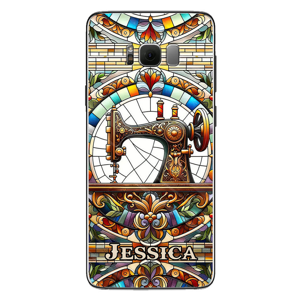 Colorful Sewing Machine - Personalized Sewing Phone Case