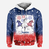 Horse Independence Day Pattern - Personalized Horse All Over Shirt