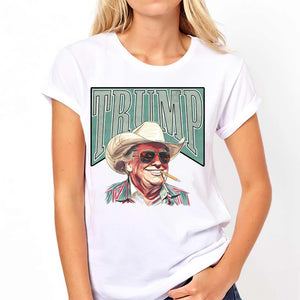 Cowboy Western Make America Great Donald Daddy Shirt, Trump President Shirt, Donald Trump Funny Shirt, Trump 2024 Tee, Republican Gifts