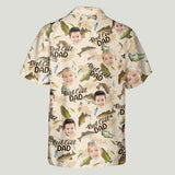 Reel Cool Dad - Personalized Fishing Hawaiian Shirt