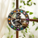 Beautiful Witch - Personalized Witch Window Hanging Suncatcher Ornament