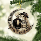 Till Death Do Us Part - Personalized Skull Ornament
