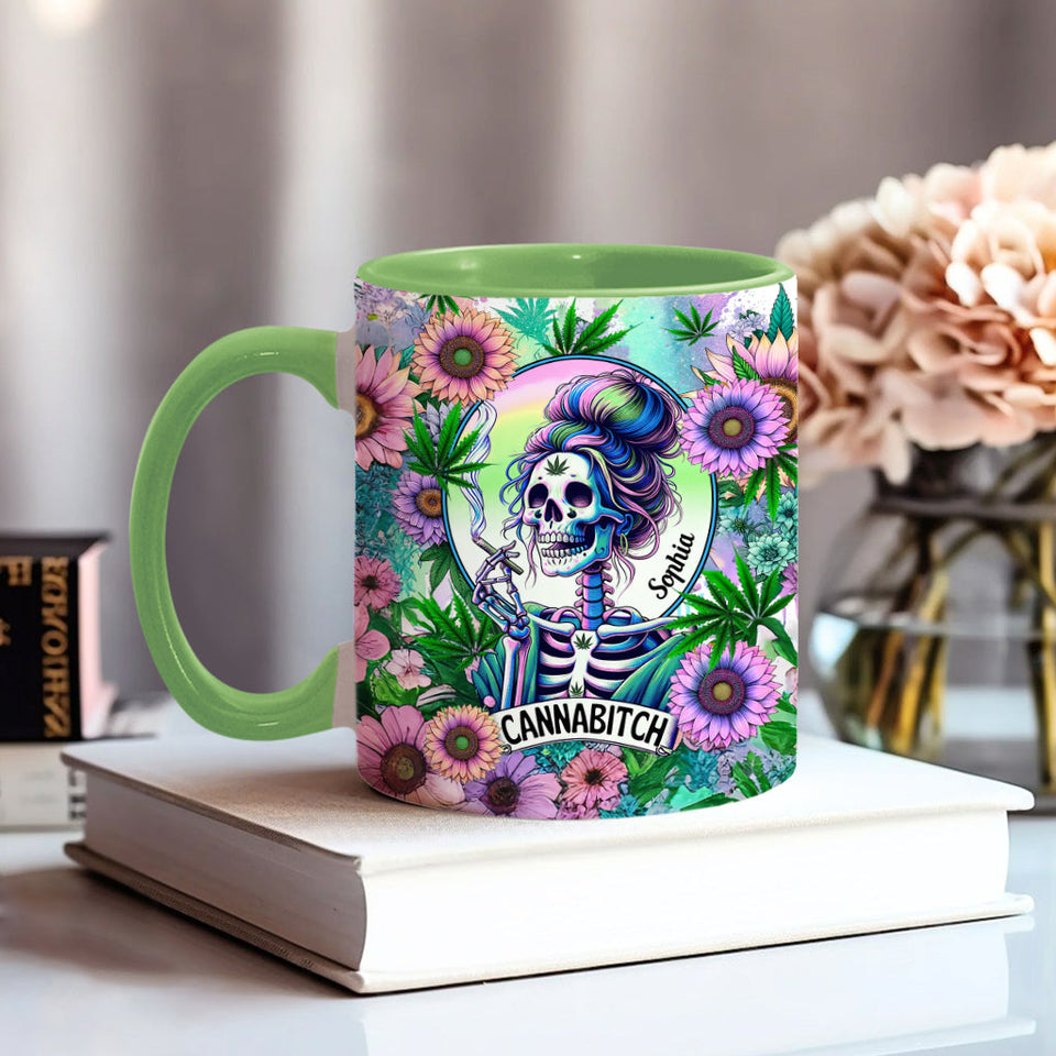 Cannabitch - Personalized Weed Accent Mug