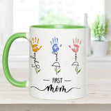 First Mom Now Grandma - Personalized Mother Accent Mug