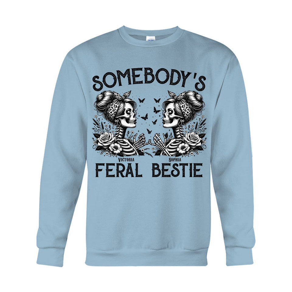 Spooky Besties Forever - Personalized Bestie T-shirt And Hoodie