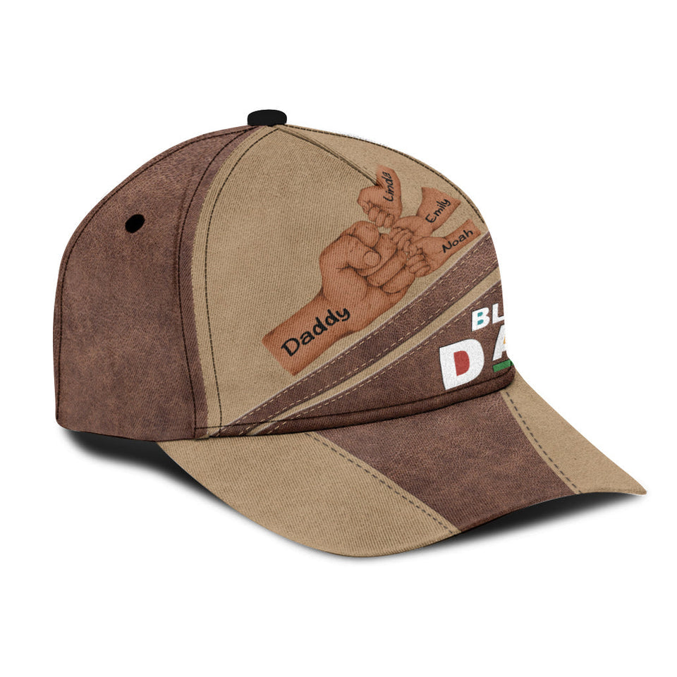 Dopest Dad - Personalized African American Classic Cap