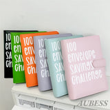 Money Saving Book - 100 Envelopes Money Saving Book Challenge
