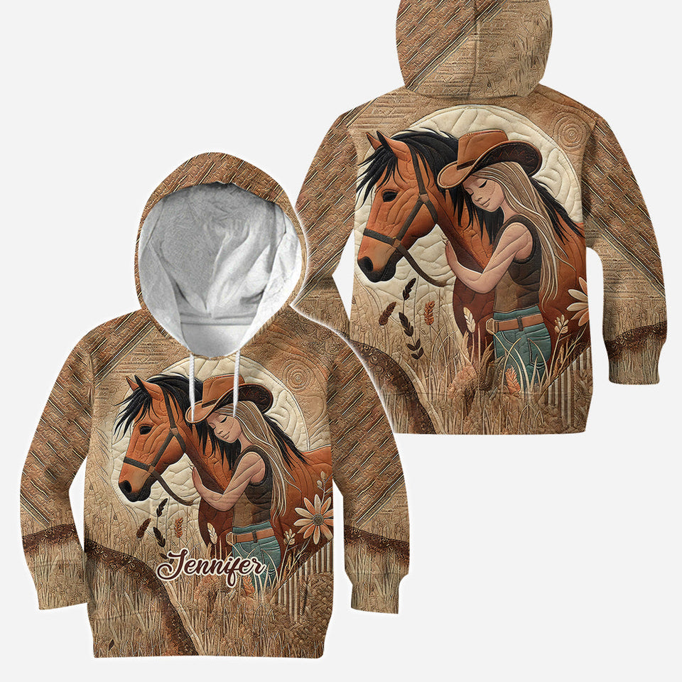 Horse Lovers - Personalized Horse Hoodie and Leggings