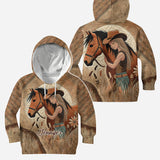 Horse Lovers - Personalized Horse Hoodie and Leggings