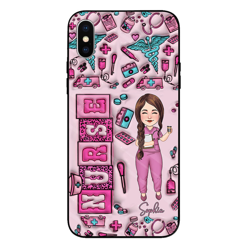 Nurse Life - Personalized Nurse Clear Phone Case