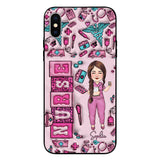 Nurse Life - Personalized Nurse Clear Phone Case