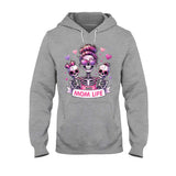Mom Life - Personalized Skull T-shirt And Hoodie