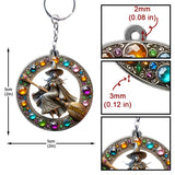 Beautiful Witch - Personalized Witch Keychain