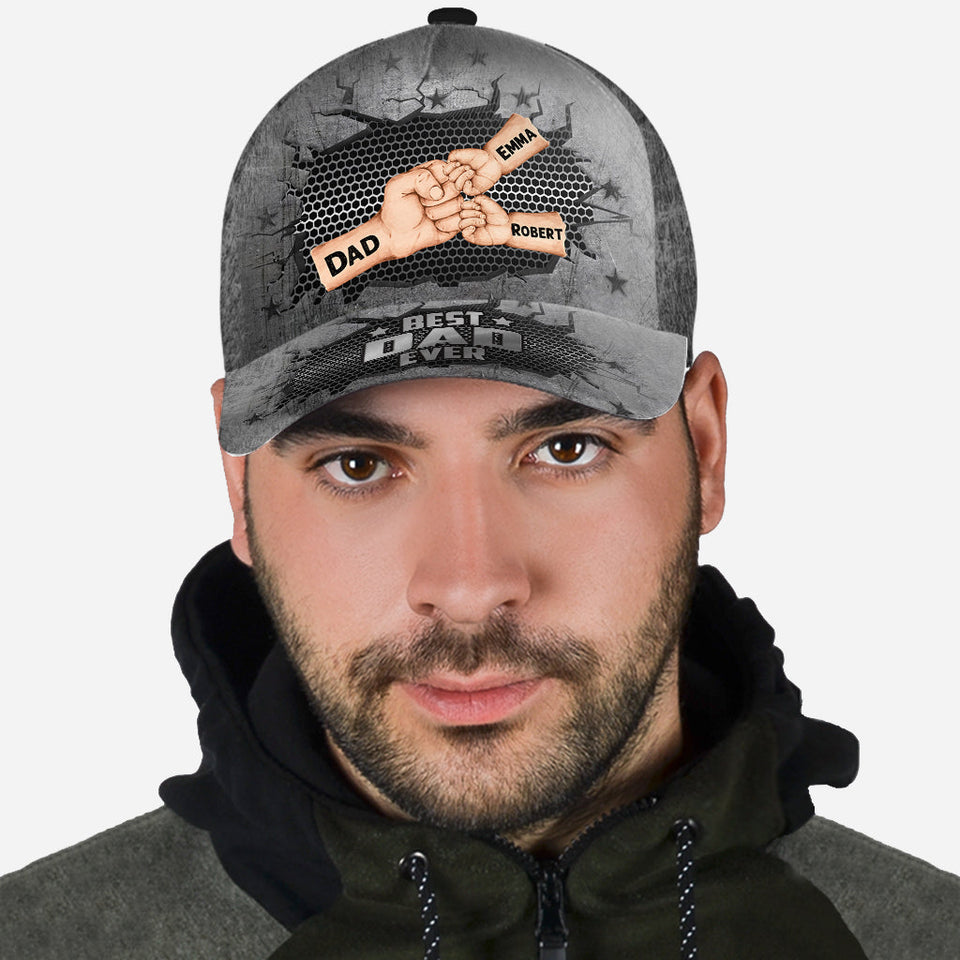Best Dad Ever - Personalized Father Classic Cap