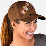 We're Yours No Returns Or Refunds Chibi Kids - Personalized Father Classic Cap