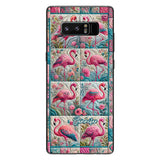 Vintage Flamingo - Personalized Flamingo Phone Case