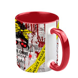 True Crime Obessed - Personalized Accent Mug