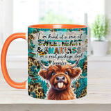 Sassy Highland Cow - Personalized Accent Mug