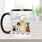 They Still Talk About You - Personalized Dog Accent Mug