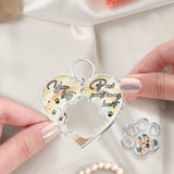 You Left Paw Prints In My Heart - Personalized Dog Keychain with Charms