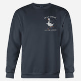 Silly Goose Sweatshirt Embroidered - Personalized Sarcasm Embroidered Sweater