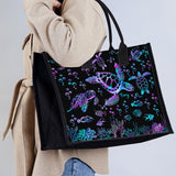 Sea Turtles - Personalized Turtle Canvas Tote Bag