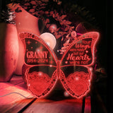 Your Wings Were Ready But Our Hearts Were Not - Personalized Memorial Mirror Light