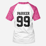 Football Mom Croquette - Personalized Football All Over Shirt