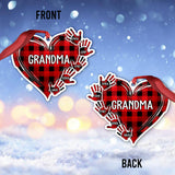 Grandma Nana Mama - Personalized Grandma Custom Shaped Ornament