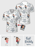 Best Dad/ Pop/ Grandma... By Par - Personalized Golf Polo Shirt
