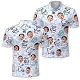 Best Dad By Far - Personalized Golf Polo Shirt