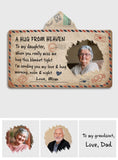 A Hug From Heaven - Personalized Memorial Hooded Blanket